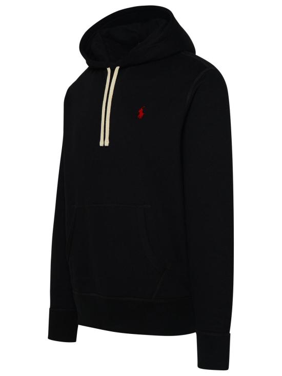 26FW 폴로 랄프로렌 포니로고 자수 후드 티셔츠 710766778008 Black - POLO RALPH LAUREN