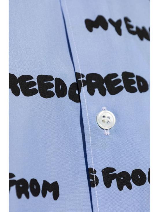  꼼데가르송 긴팔 셔츠 FNB018 1BLUE Blue - COMME DES GARCONS