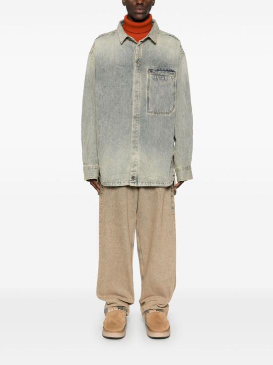 24FW 엔타이어 스튜디오 데님 셔츠 ES2564SW SURFACEWAVE Denim - ENTIRE STUDIOS