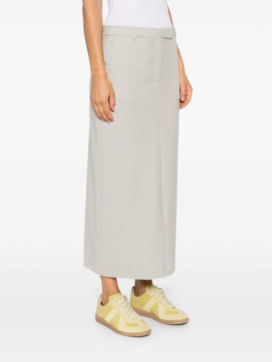  오피신 제네랄 미디 스커트 W24WSKT153 STONE Grey - OFFICINE GENERALE