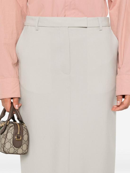  오피신 제네랄 미디 스커트 W24WSKT153 STONE Grey - OFFICINE GENERALE