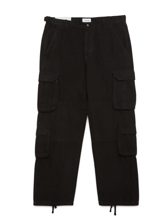  아미시 스트레이트 팬츠 AMU043CH520569 DOUBLECARGO020 Black