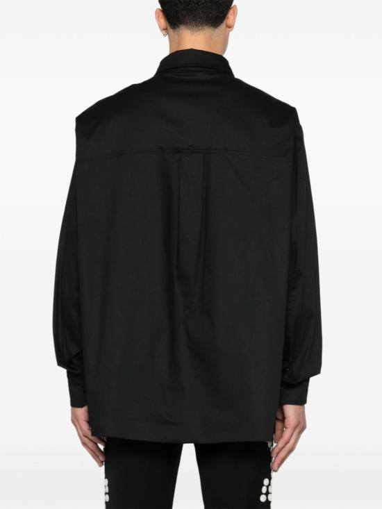  톰크롬 긴팔 셔츠 MH155 BLACK Black - THOM KROM