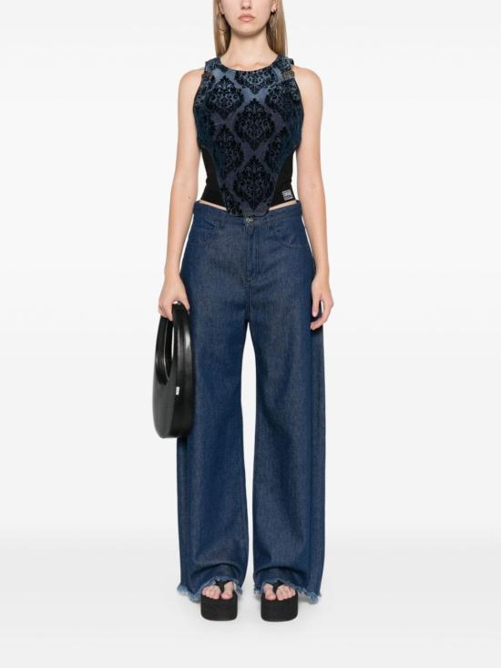  베르사체 민소매 티셔츠 77HAM259 DS014WO4904 Blue - VERSACE