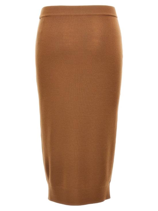 24FW 생로랑 스커트 809129Y76WQ2684 BROWN - SAINT LAURENT