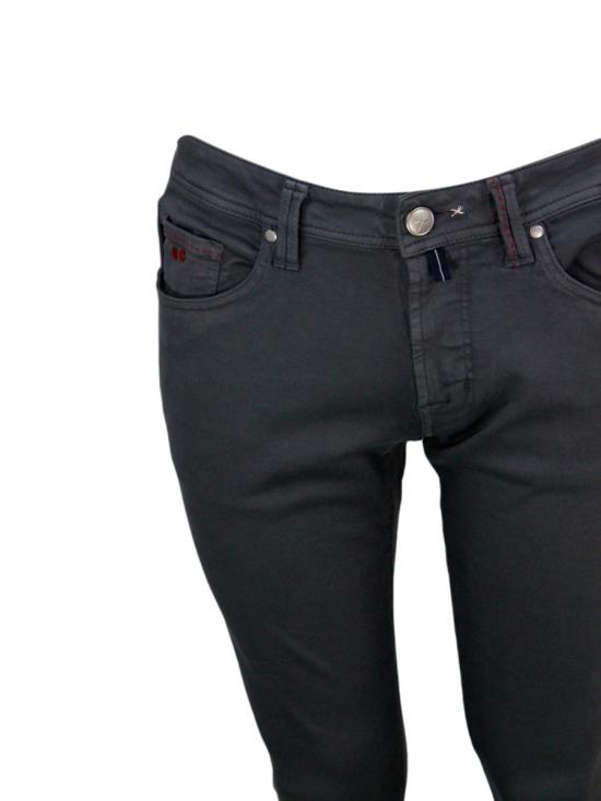 25FW 트라마로사 데님 팬츠 LEONARDOCG1250785 GREY STEEL - TRAMAROSSA