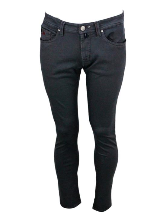 25FW 트라마로사 데님 팬츠 LEONARDOCG1250785 GREY STEEL