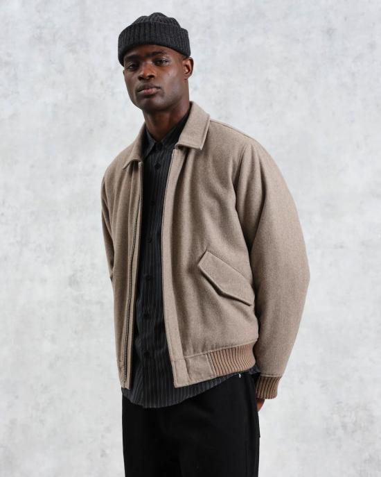  왁스 런던 수트 자켓 AW24 JKT KNO BKN NAT NATURAL Beige - WAX LONDON