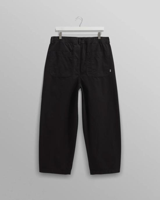  왁스 런던 스트레이트 팬츠 AW24 TRO DEN BKJ BLK BLACK - WAX LONDON
