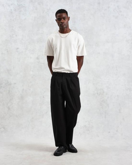 왁스 런던 스트레이트 팬츠 AW24 TRO DEN BKJ BLK BLACK - WAX LONDON