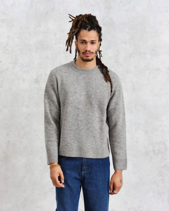  왁스 런던 스웨터 AW24 KNT WLD BLG GRM GREY MARL - WAX LONDON
