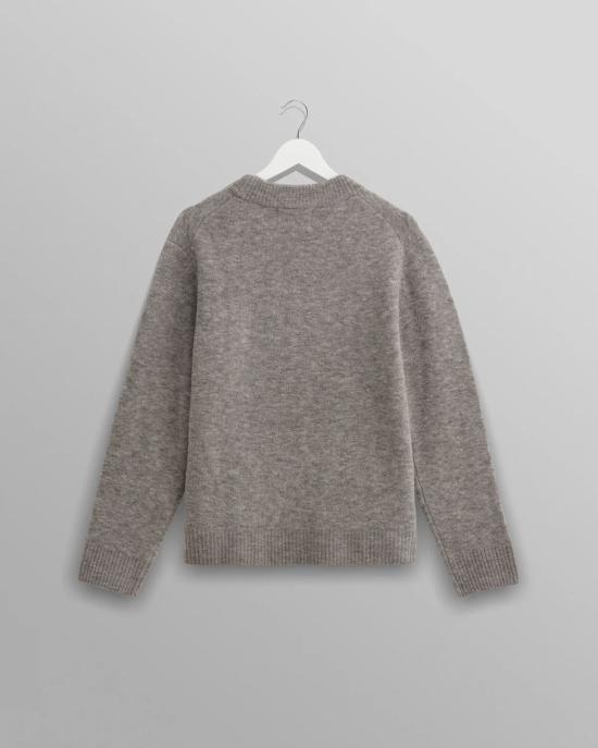  왁스 런던 스웨터 AW24 KNT WLD BLG GRM GREY MARL - WAX LONDON