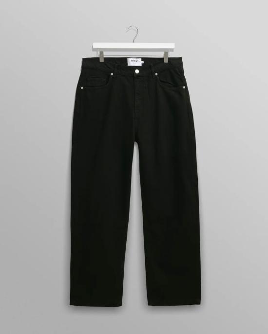  왁스 런던 스트레이트 팬츠 WI00 DEN LOO BIF BLK BLACK Black