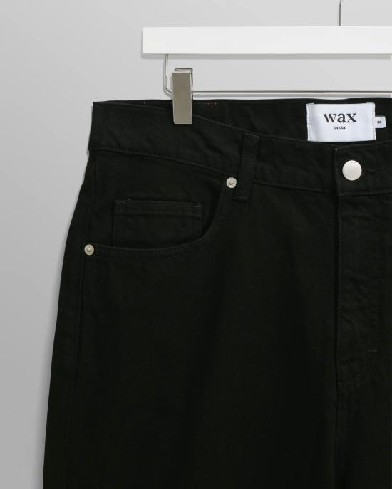  왁스 런던 스트레이트 팬츠 WI00 DEN LOO BIF BLK BLACK Black - WAX LONDON