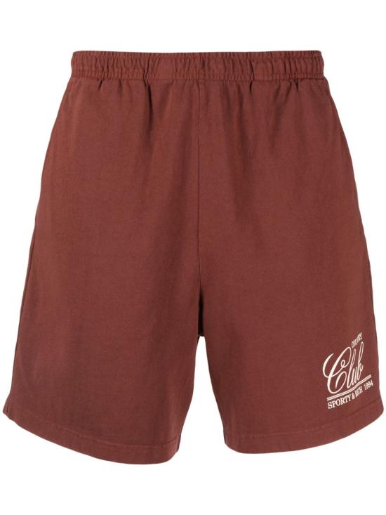  스포티앤리치 숏팬츠 SH841MO MAROON CREAM