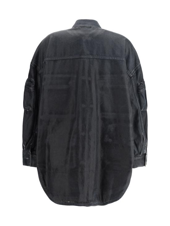 25SS 디 아티코 자켓 250WCB00048DDD100AA 184 BLACK - THE ATTICO