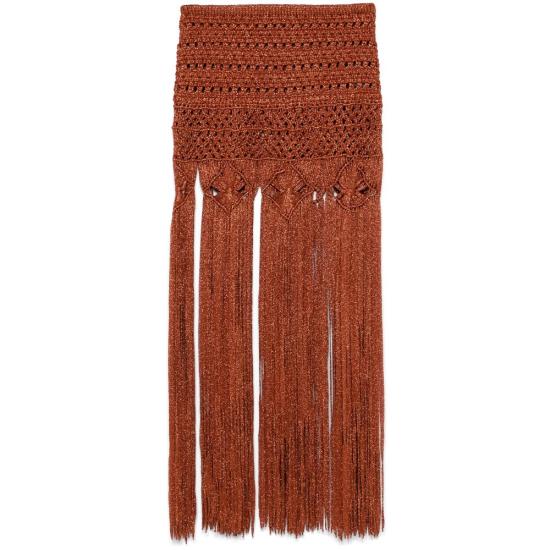 25SS 알라누이 롱 스커트 LWHL024R25KN I001 7500 BROWN