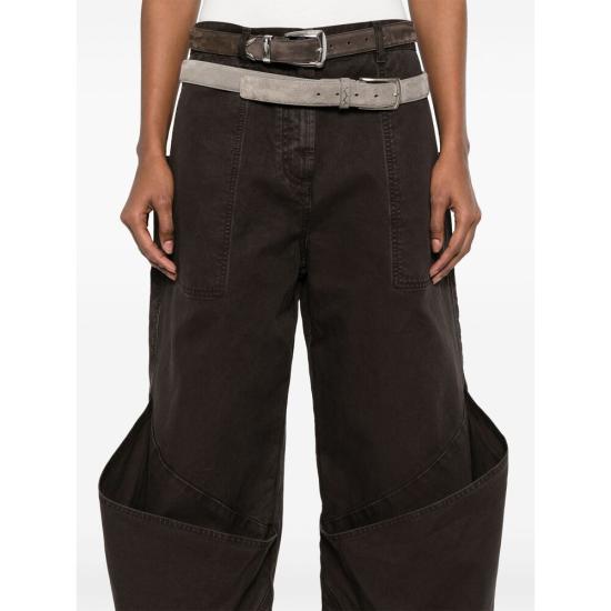 25SS 디 아티코 팔라초 팬츠 250WCP00198 DDC093AA 064 BROWN - THE ATTICO