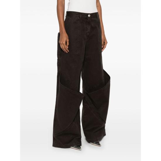 25SS 디 아티코 팔라초 팬츠 250WCP00198 DDC093AA 064 BROWN - THE ATTICO