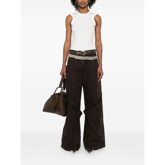 25SS 디 아티코 팔라초 팬츠 250WCP00198 DDC093AA 064 BROWN - THE ATTICO