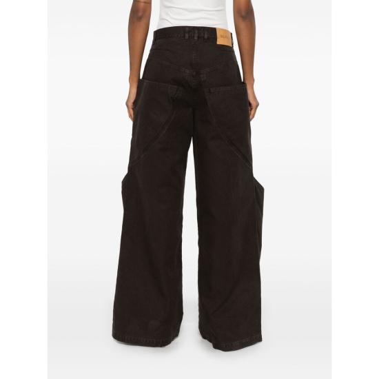 25SS 디 아티코 팔라초 팬츠 250WCP00198 DDC093AA 064 BROWN - THE ATTICO