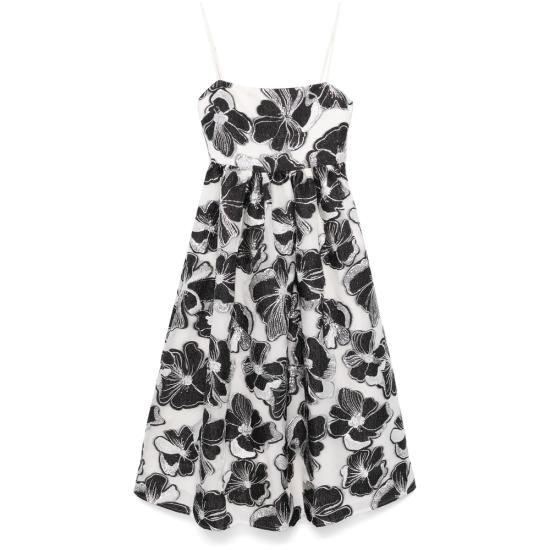 25SS 스티네 고야 미디 원피스 SGD043 1608 ANEJA WHITE BLACK