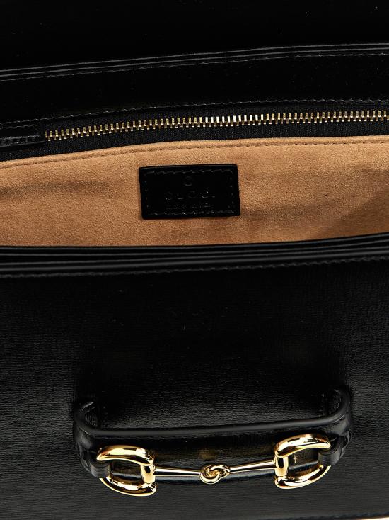 26FW 구찌 홀스빗 1955 숄더백 6022041DB0G1000 Black - GUCCI
