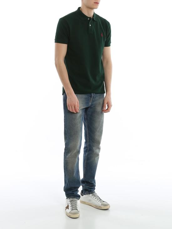  폴로 랄프로렌 폴로 티셔츠 710795080018 Dark Green - POLO RALPH LAUREN