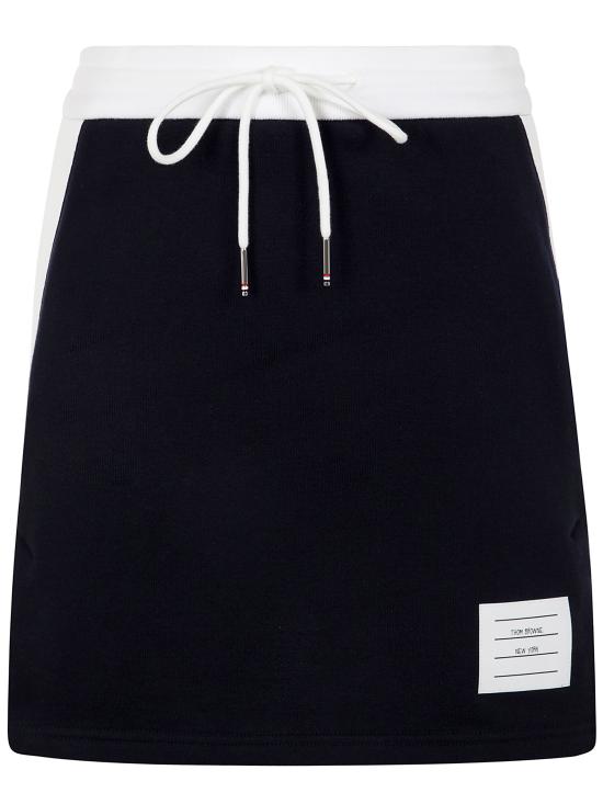  톰브라운 클래식 4바 저지 미니 스커트 FJK130A 03037 415 NAVY - THOM BROWNE
