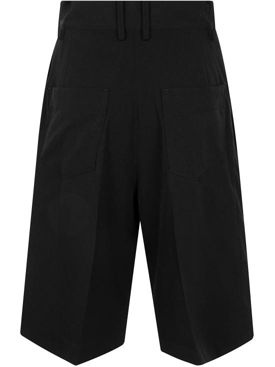  요지 야마모토 숏팬츠 FT P50 100 1 BLACK - YOHJI YAMAMOTO