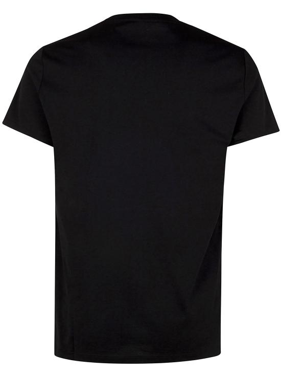 25SS 발망 반팔 티셔츠 EH1EF000GD84 EAD BLACK GOLD - BALMAIN