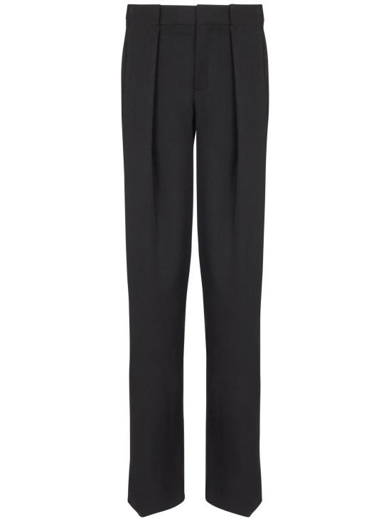 25SS 발망 스트레이트 팬츠 EH1PQ305WC09 0PA BLACK - BALMAIN