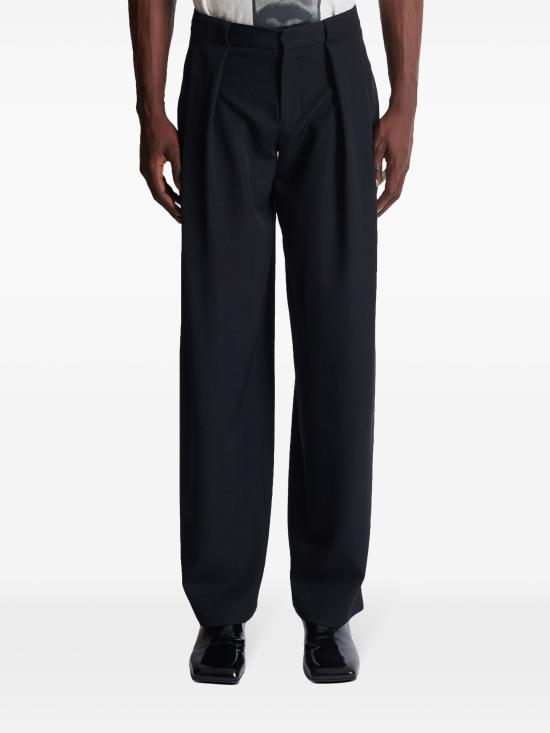 25SS 발망 스트레이트 팬츠 EH1PQ305WC09 0PA BLACK - BALMAIN