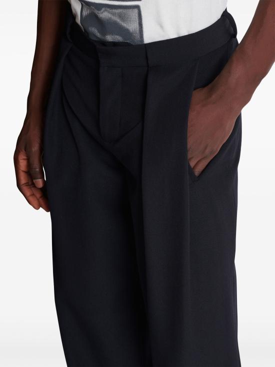 25SS 발망 스트레이트 팬츠 EH1PQ305WC09 0PA BLACK - BALMAIN
