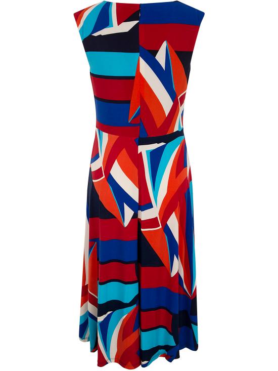 25SS 랄프 로렌 미디 원피스 250957731 001 BLUE MULTI - RALPH LAUREN