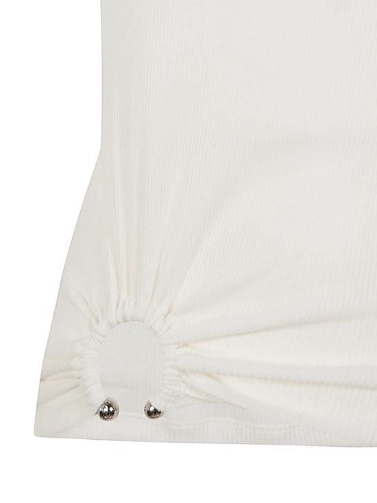 25SS 파코라반 민소매 티셔츠 24FJTE165CO0530 P100 WHITE - PACO RABANNE