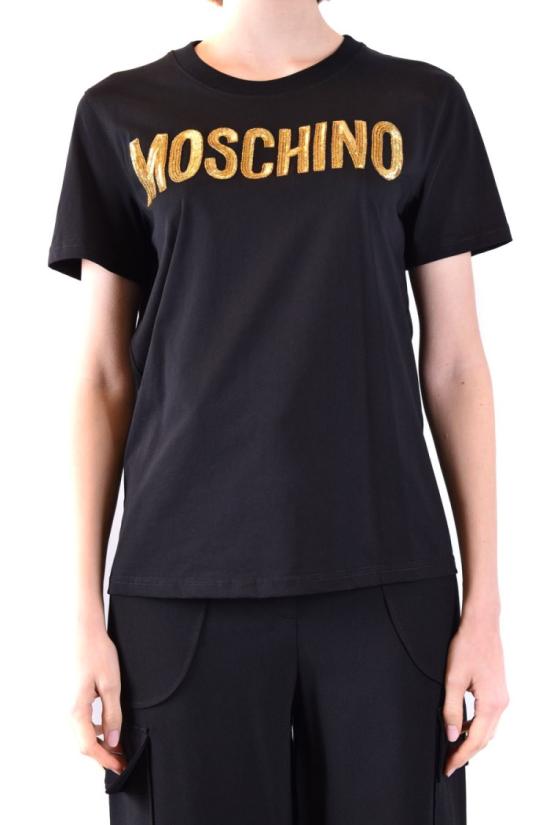  모스키노 반팔 티셔츠 A0712 55411555 Black - MOSCHINO