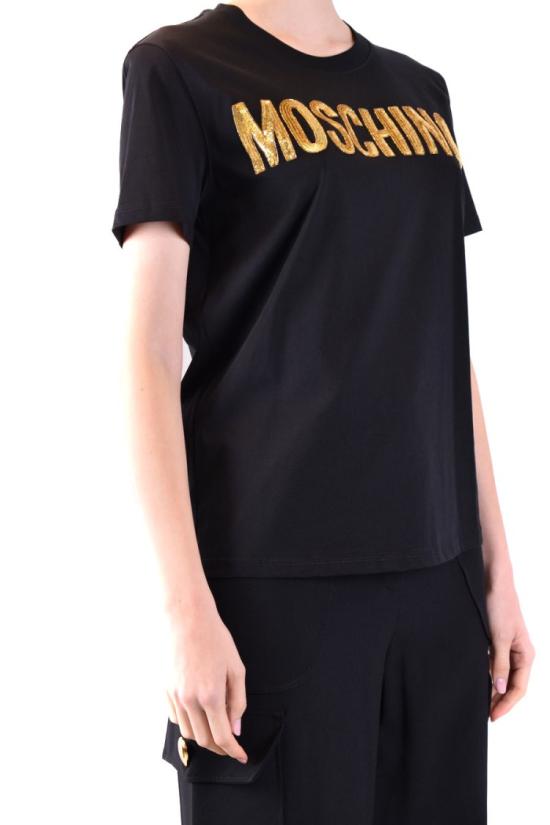  모스키노 반팔 티셔츠 A0712 55411555 Black - MOSCHINO