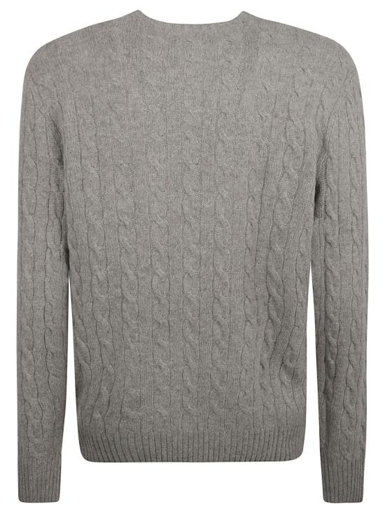 25FW 폴로 랄프로렌 케이블 니트 스웨터 710876762 Grey - POLO RALPH LAUREN