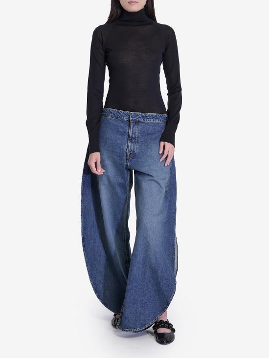 24FW 알라이아 반팔 티셔츠 AA9B03026M894 995 Black - ALAIA