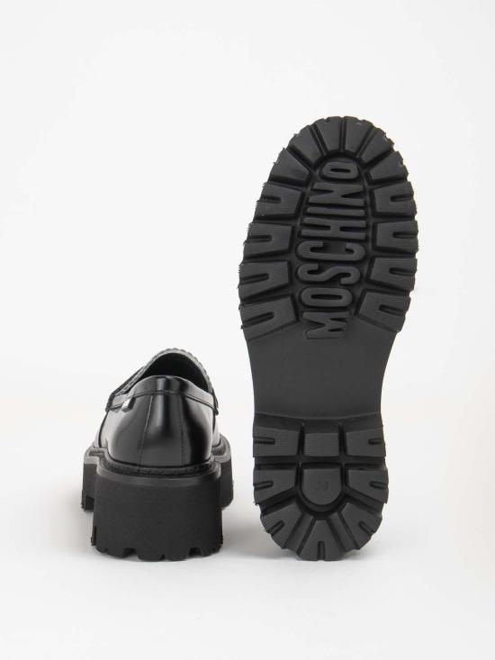  모스키노 로퍼 MA10166G1LMJ100A Black - MOSCHINO