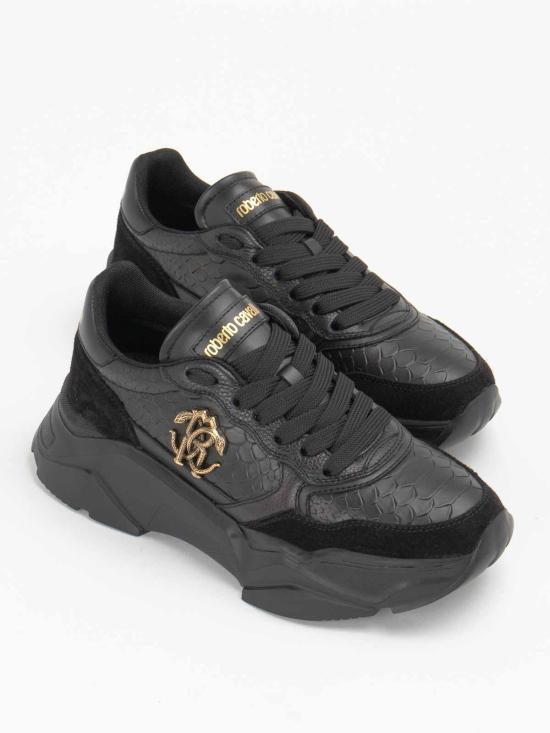  로베르토 카발리 스니커즈 25626B Black - ROBERTO CAVALLI