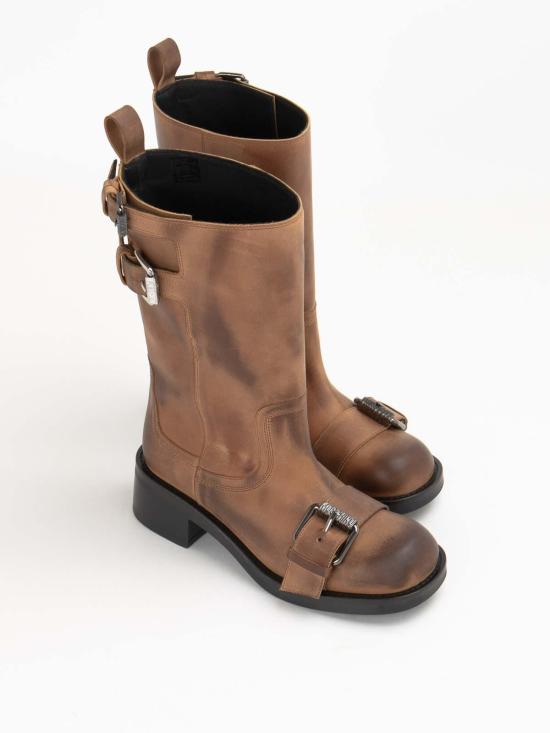  모스키노 부츠 MA26055G1LMG020X Brown - MOSCHINO