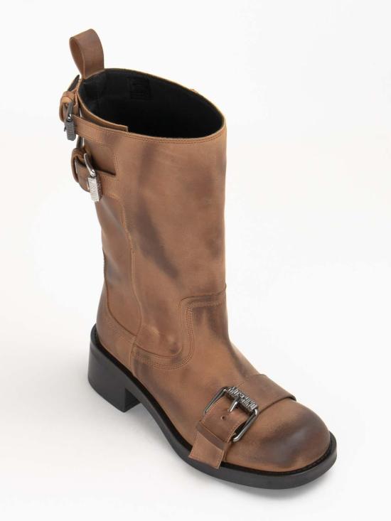  모스키노 부츠 MA26055G1LMG020X Brown - MOSCHINO