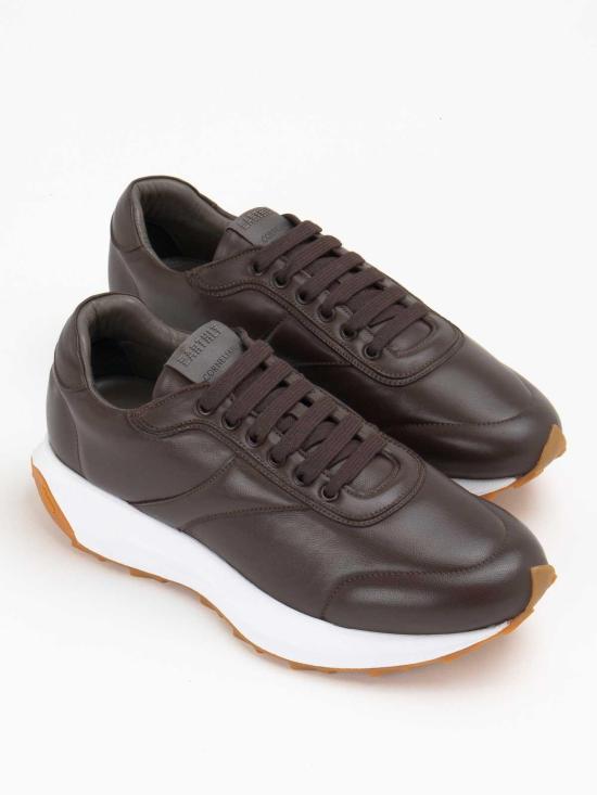  꼬르넬리아니 스니커즈 94TM529420937032 Brown - CORNELIANI
