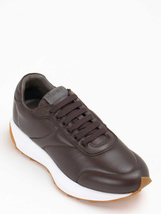  꼬르넬리아니 스니커즈 94TM529420937032 Brown - CORNELIANI