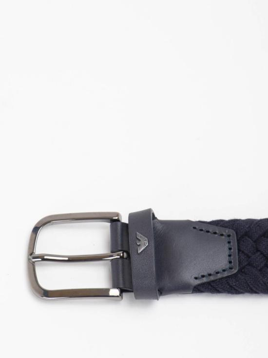  엠포리오 아르마니 가죽 벨트 Y4S65YQ90I80033 Blue - EMPORIO ARMANI