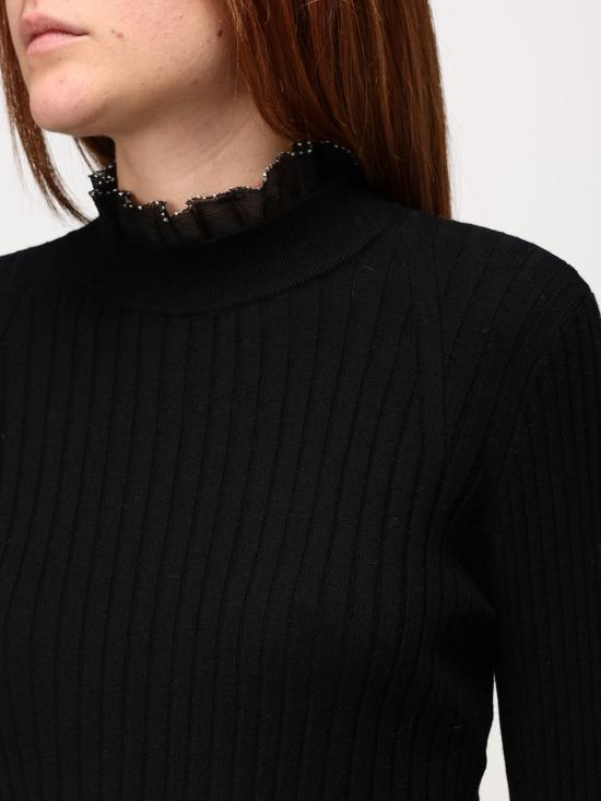 24FW 액티튜드 트윈세트 터틀넥 242AP3151 00006 Black - ACTITUDE TWINSET