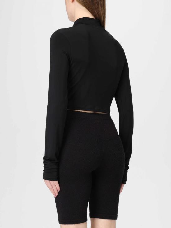 24FW 오프화이트 긴팔 티셔츠 OWAD235C99JER0011001 Black - OFF WHITE