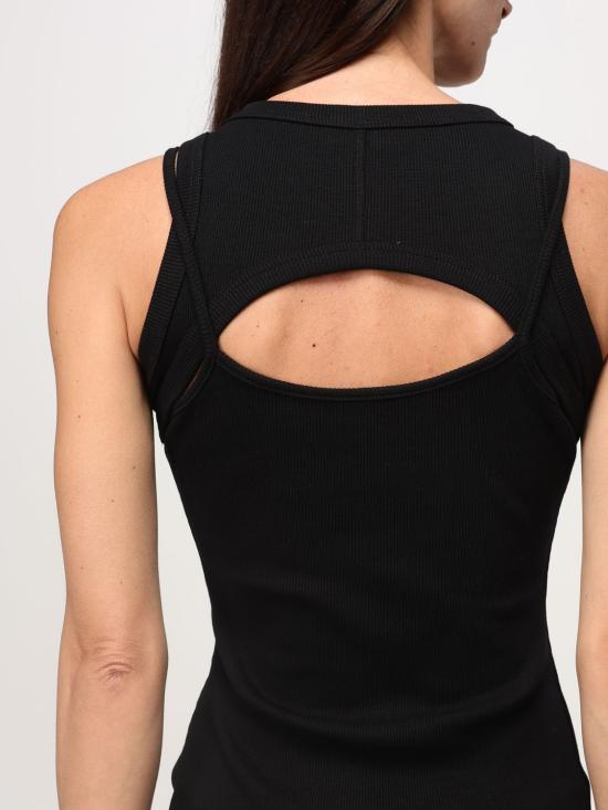 24FW 오프화이트 숏 원피스 OWDB496C99JER0011001 Black - OFF WHITE